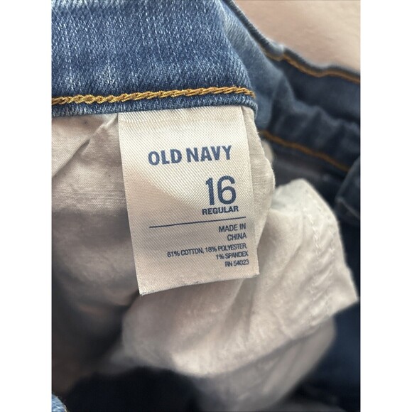 Old Navy The Sweetheart Bootcut Blue Jeans Short Stretch Womens Size 16 - Picture 10 of 10